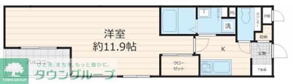 フォセット幡ヶ谷の物件間取画像